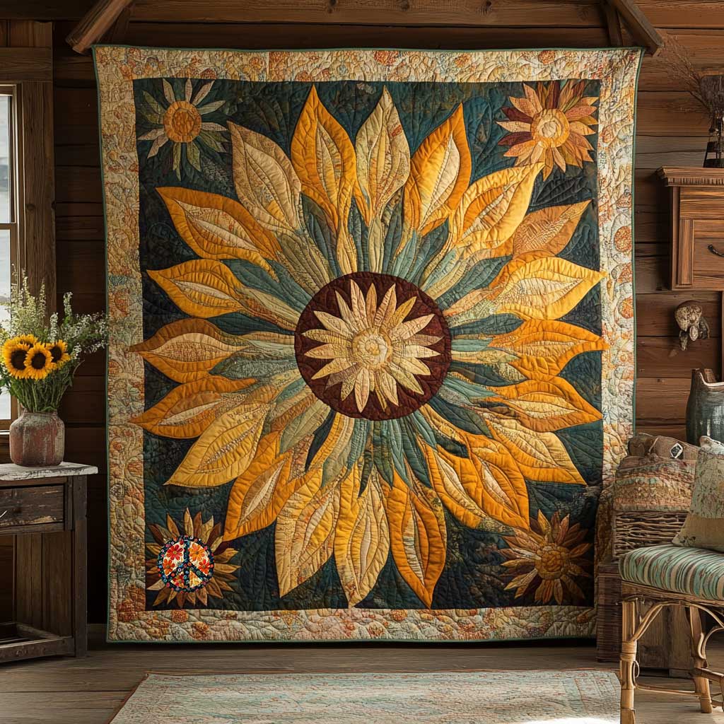 Sunflower Glow WN0711101CL Quilt