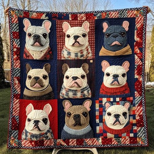 French Bulldog WJ0110007CL Quilt