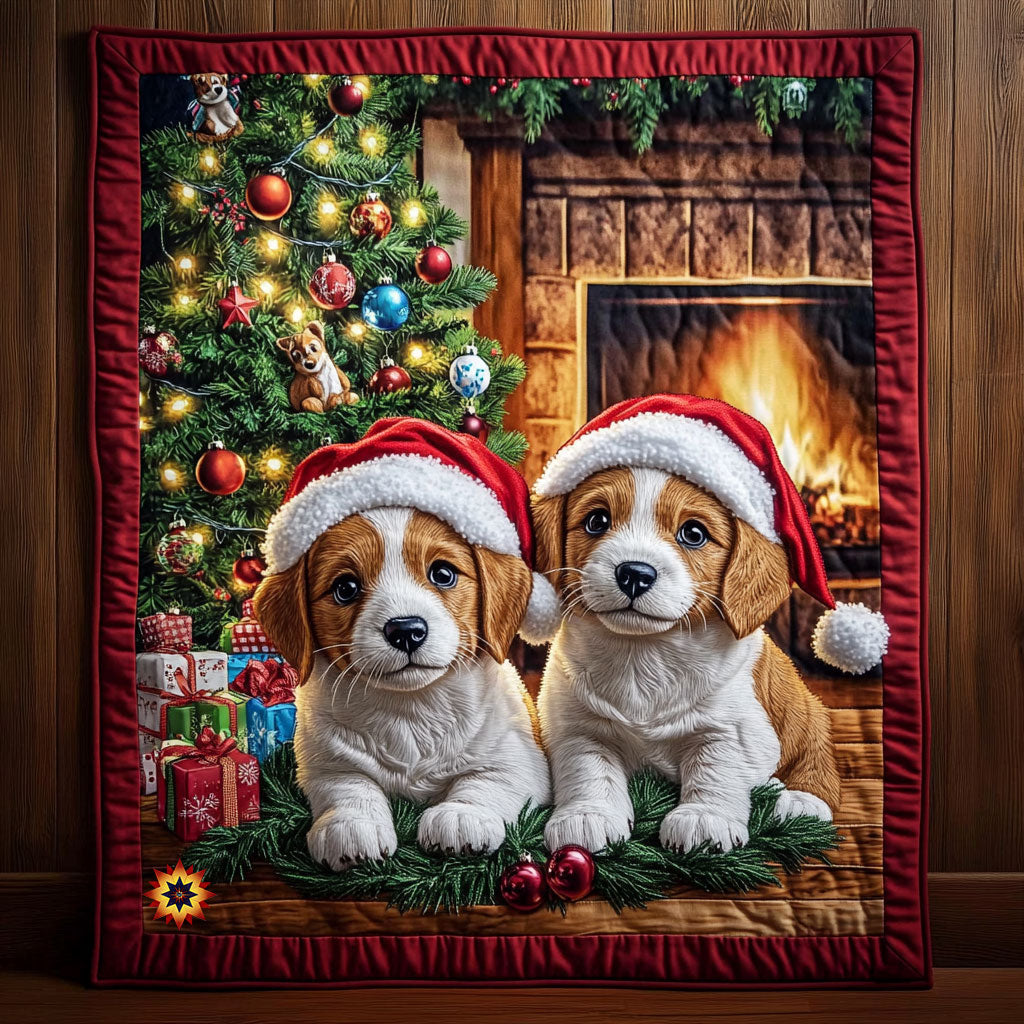 Dog Christmas WX1311017CL Quilt