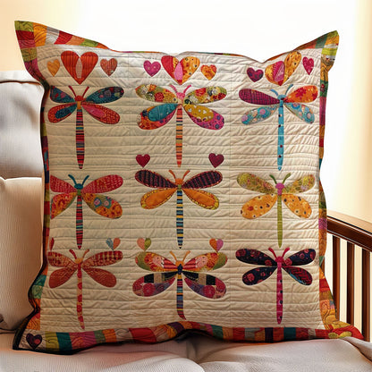 Patchwork Dragonfly WJ1109039CL Quilt Pillow Case