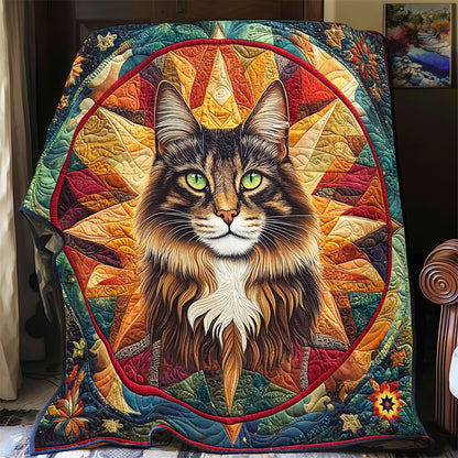 Mystic Portrait Cat WY1112013CL Quilt