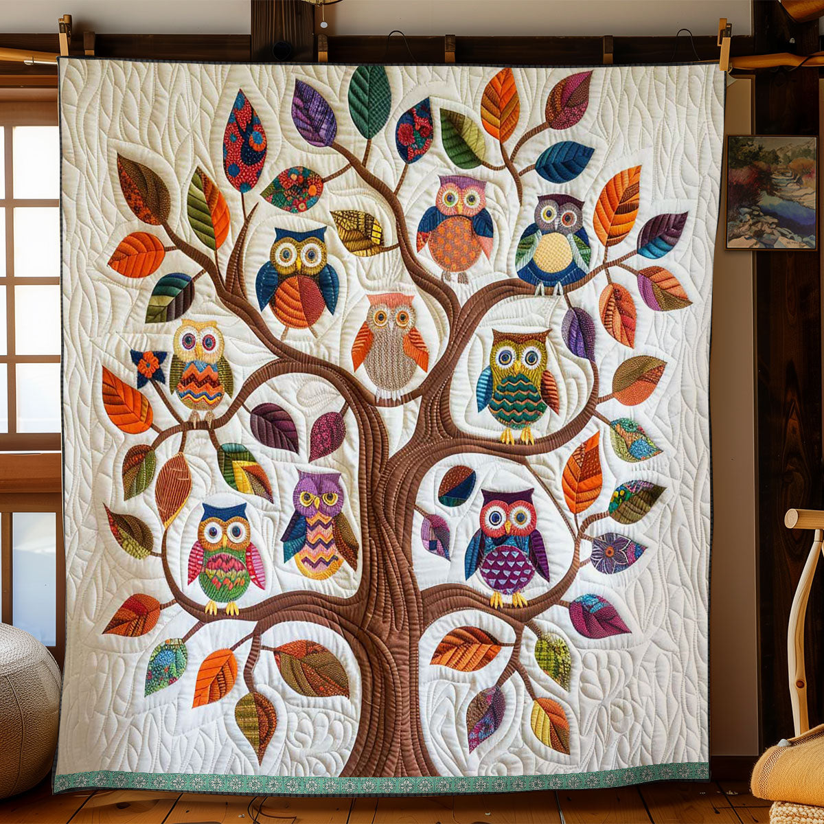 Baby Owls WJ2809001CL Quilt