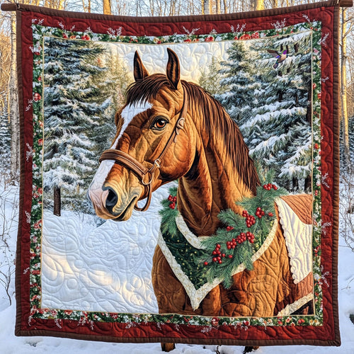 Winter Horse WY0411022CL Quilt