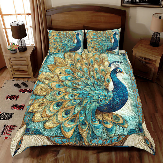 Stunning Peacock WX2312095CL Duvet Cover Set