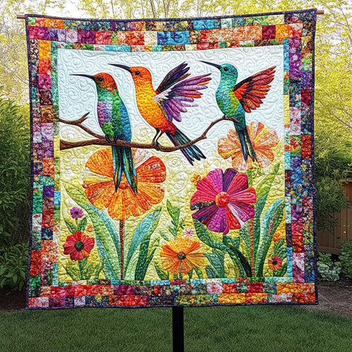 Hummingbird Paradise Blooms WN2809001CL Quilt
