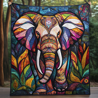 Patchwork Elephant WJ0411020CL Quilt