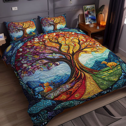 Tree Of Life And Dog’s Spirit WN3009118CL Duvet Cover Set