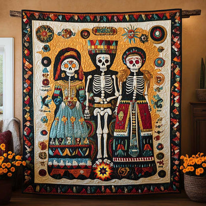 Day Of The Dead Sacred Tradition WN2610036CL Quilt