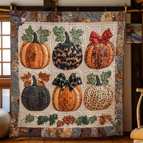 Leopard Pumpkin Patch WN2711054CL Quilt