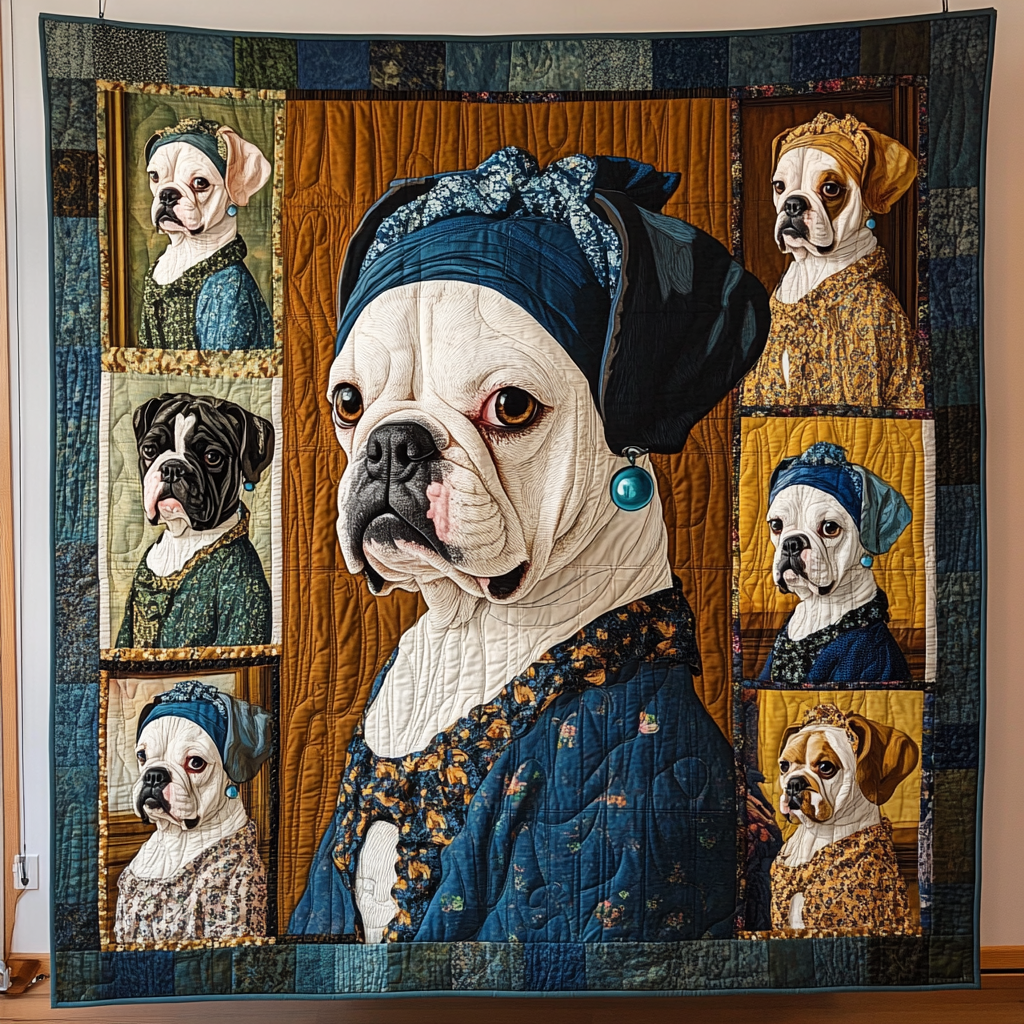 Bulldog Grace WN2509086CL Quilt