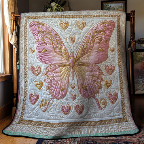 Pink Butterfly WT2702117CL Quilt