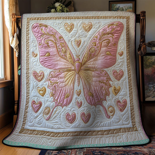 Pink Butterfly WT2702117CL Quilt