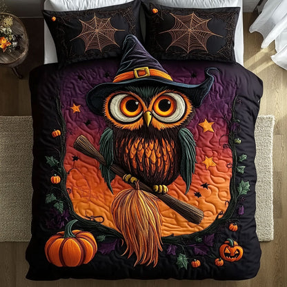 Owl Witch Ride WN0310052CL Duvet Cover Set
