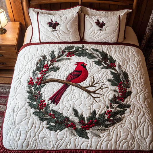 Wreath Cardinal WP1601023CL Duvet Cover Set