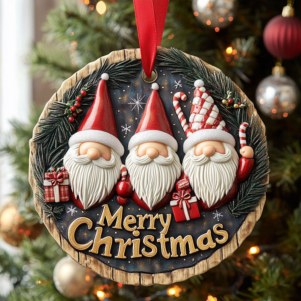 Christmas Gnome CW2411090CL Christmas Ornament