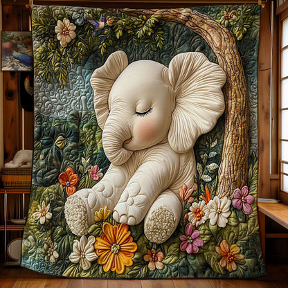 Sleep Baby Elephant WY1511030CL Quilt