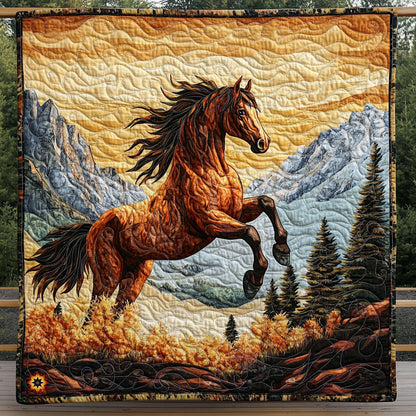 Native American Horse WJ1812023CL Quilt