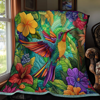 Pretty Hummingbird WX1411035CL Quilt