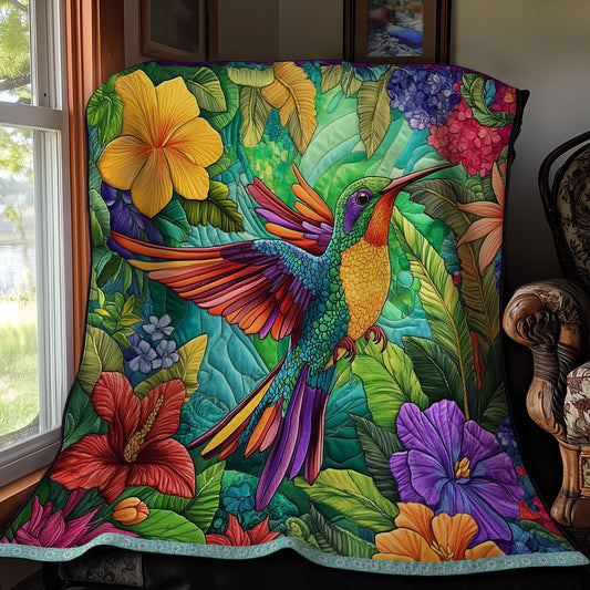 Pretty Hummingbird WX1411035CL Quilt