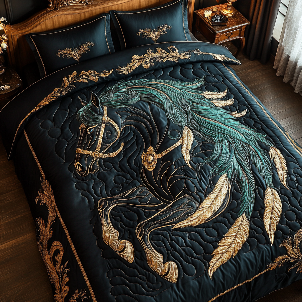 Majestic Stallion Elegance YR0601010CL Duvet Cover Set
