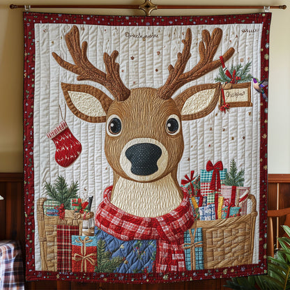 Christmas Reindeer WY1311016CL Quilt