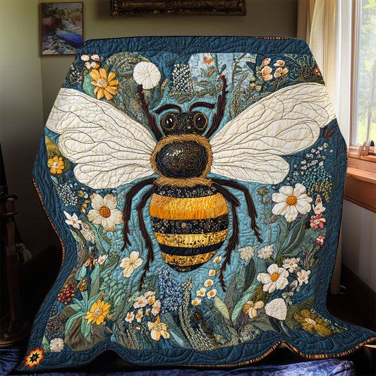Floral Bee  WX2612026CL Quilt