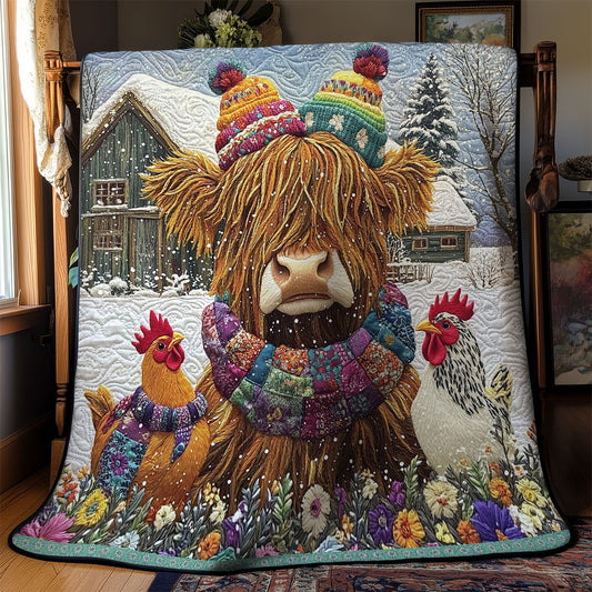 Cow Winter WX1811017CL Quilt