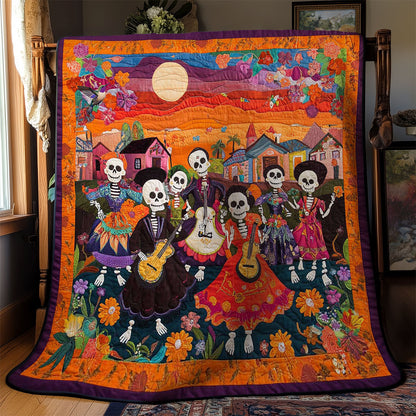 Day Of The Dead Floral Fiesta WN2610085CL Quilt