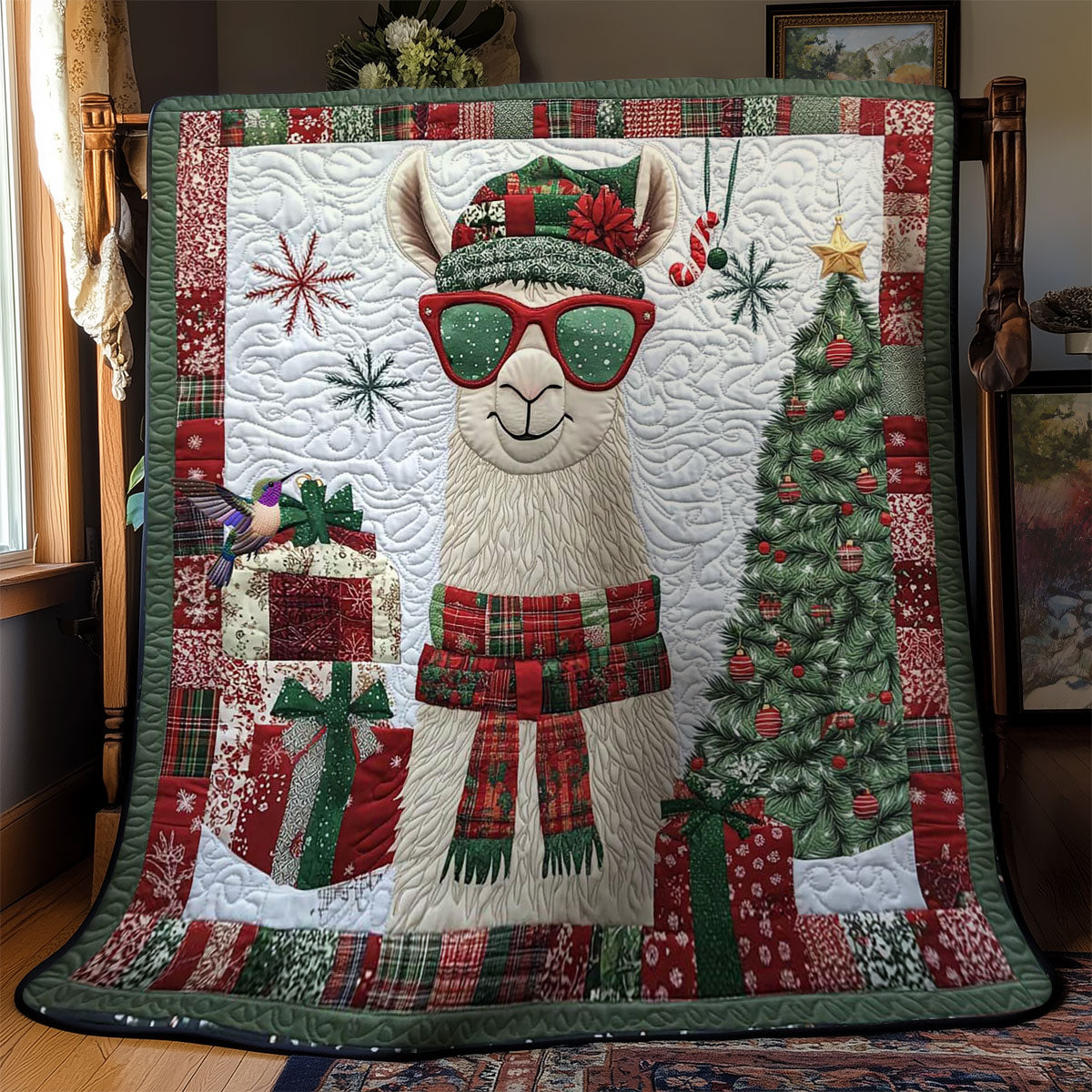 Llama Festive Glow WN1312041CL Quilt