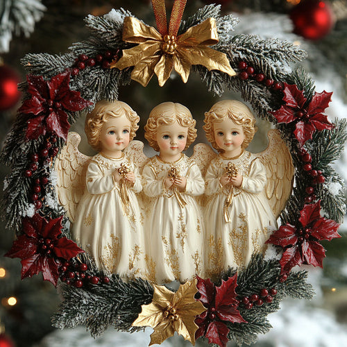 Angel Pray CW2411055CL Christmas Ornament
