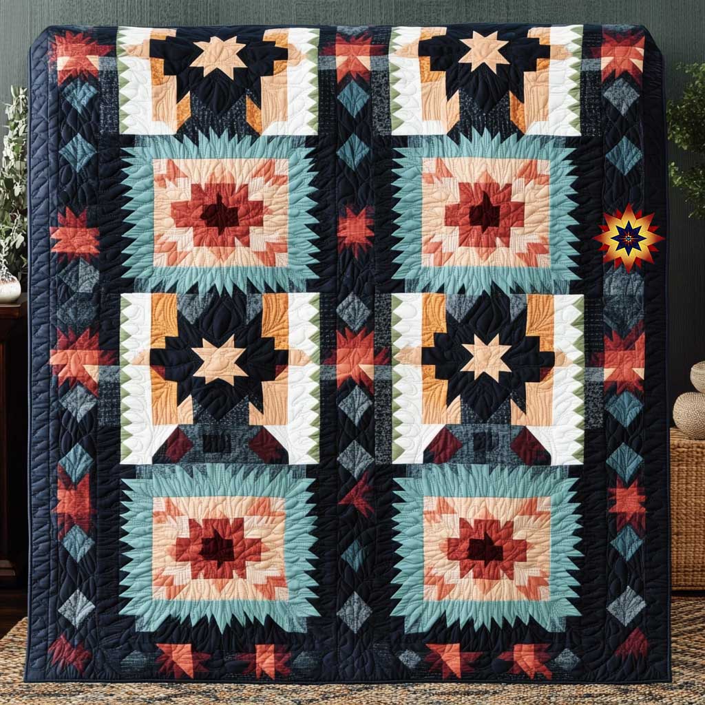 Native American Spirit Stars WN3010057CL Quilt