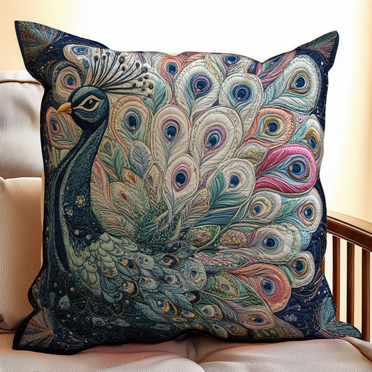 Colorful Peacock WX1712079CL Quilt Pillow Case