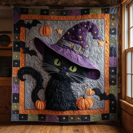 Halloween Witch Cat CW1109050CL Quilt