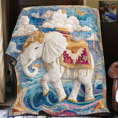 Royal White Elephant WY1002132CL Quilt