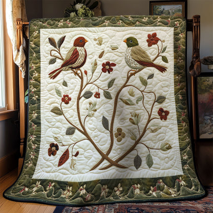 Bird In Garden WY1502008CL Quilt