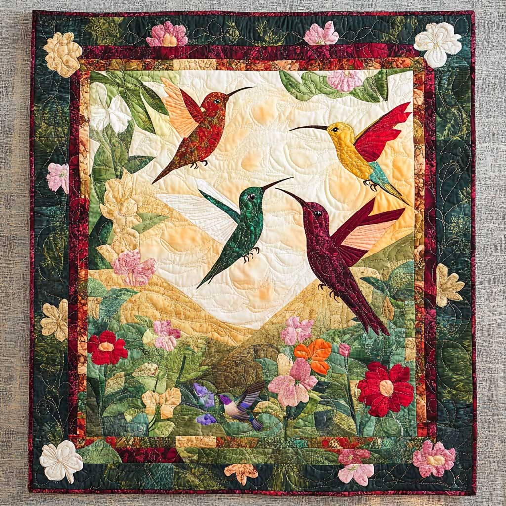 Hummingbird Spring Breeze WN0710050CL Quilt