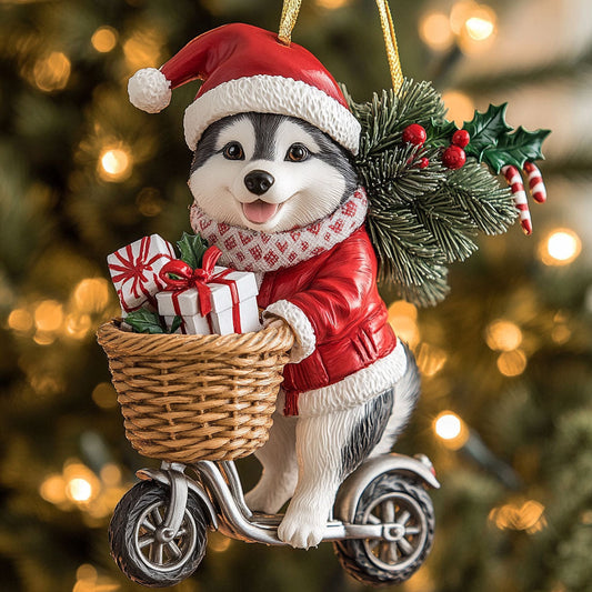 Gift Husky CP2411128CL Christmas Ornament