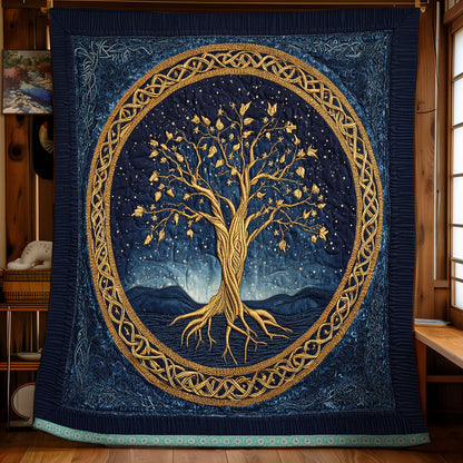 Celestial Tree Harmony WX1212007CL Quilt