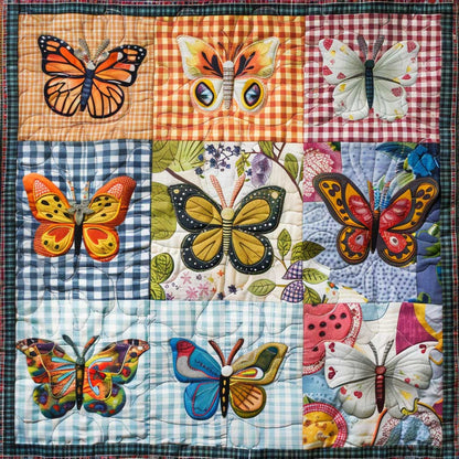 Fabric Butterflies XR2806014CL Quilt