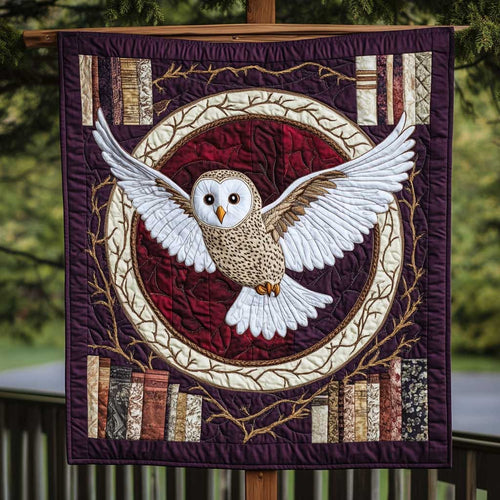 Rune Library Owl WP1709016CL Quilt
