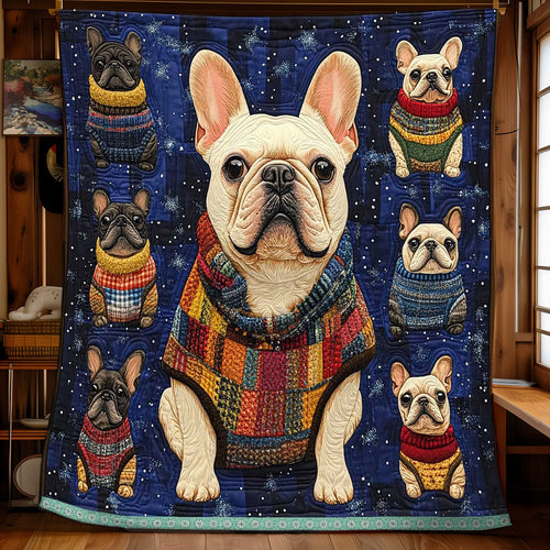 Winer Colorful French Bulldog WP1309021CL Quilt