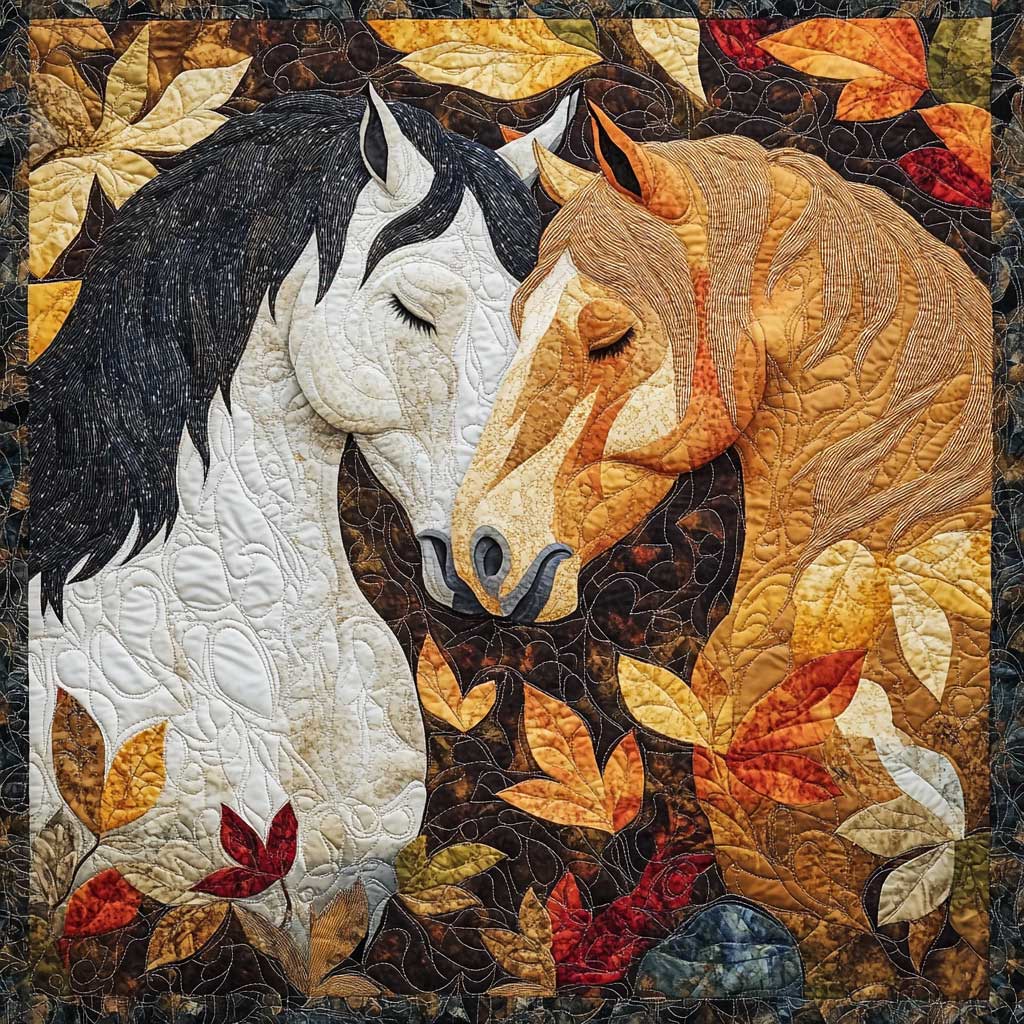 Fall In Love With Horse XR0808041CL Quilt