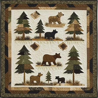 Family Bears XR0708009CL Quilt