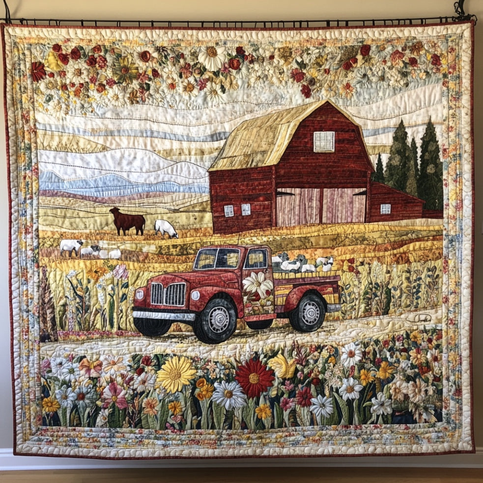 Farmer Love The Field WU0401068CL Quilt