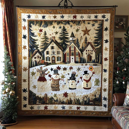 Ancient Village Christmas WP1211001CL Quilt