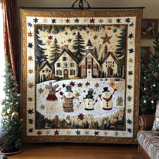 Ancient Village Christmas WP1211001CL Quilt