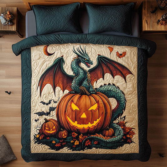 Mystic Dragon Pumpkin CW0608007CL Duvet Cover Set