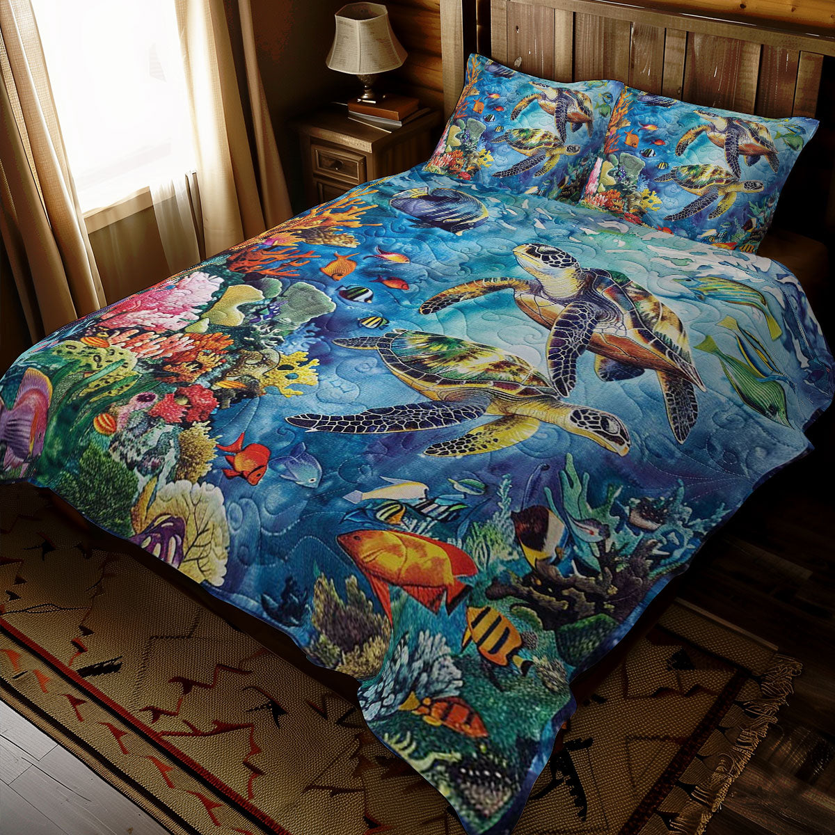 Sea Turtle WJ1309034CL Duvet Cover Set