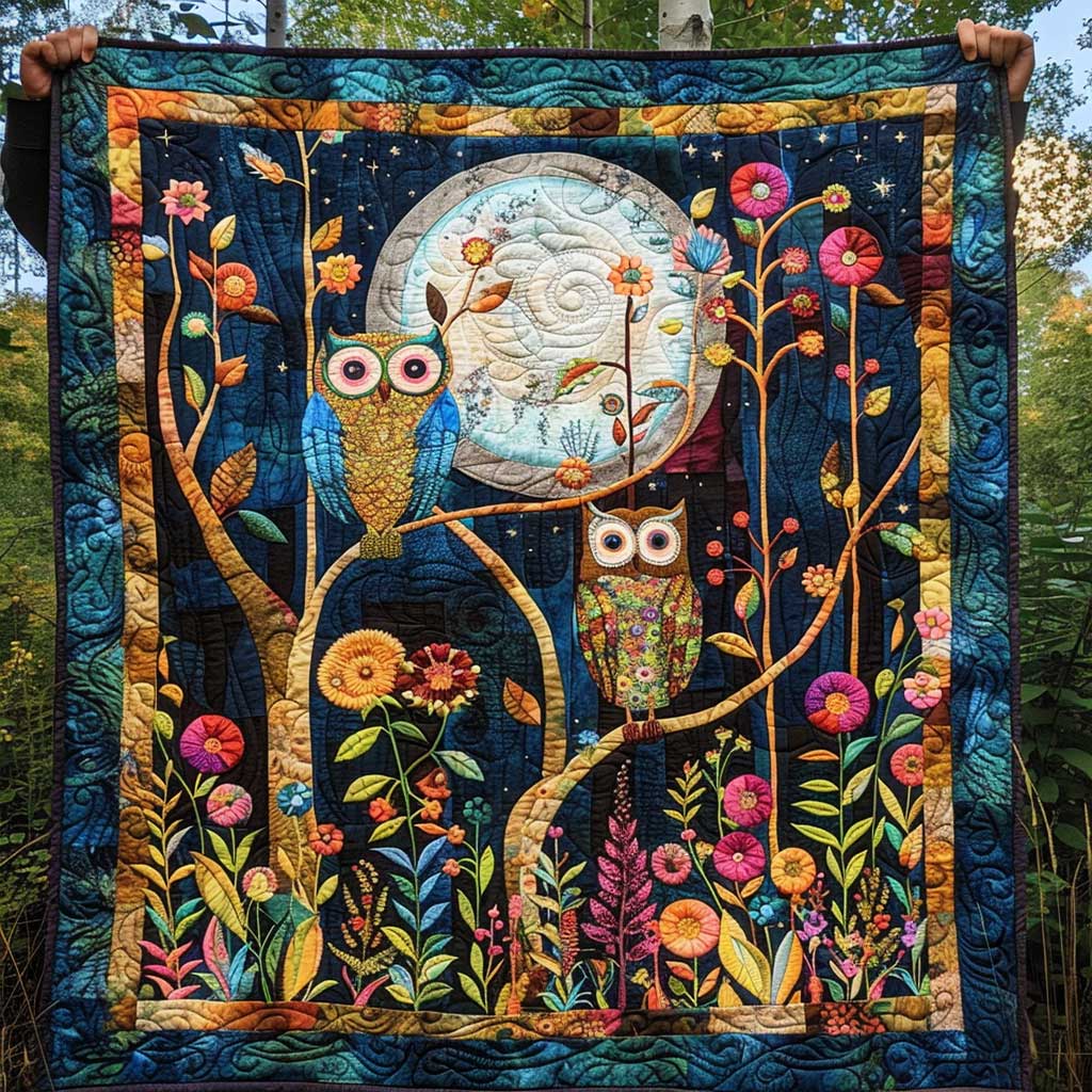 Owl Night WJ1309017CL Quilt