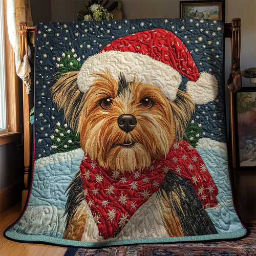 Yorkshire Terrier Christmas WX2511049CL Quilt